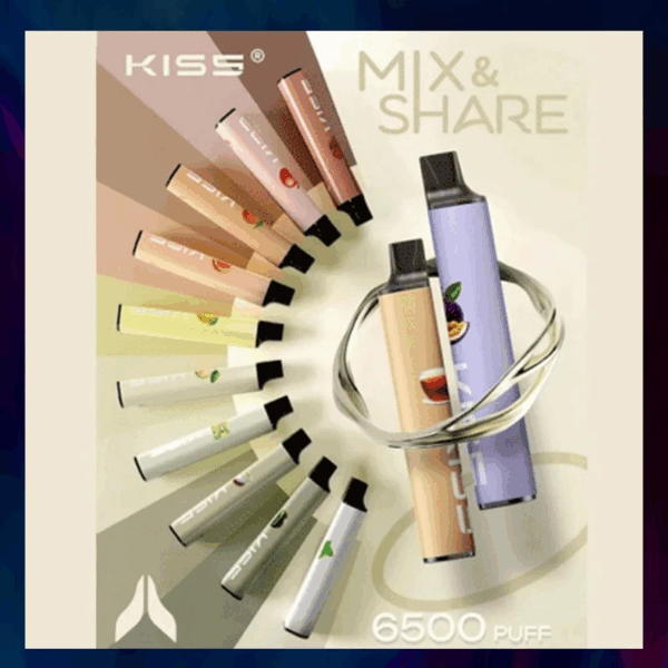 KISS 凱斯 拋棄式電子煙 6500口｜雙玩法可充電｜12種口味｜台灣現貨